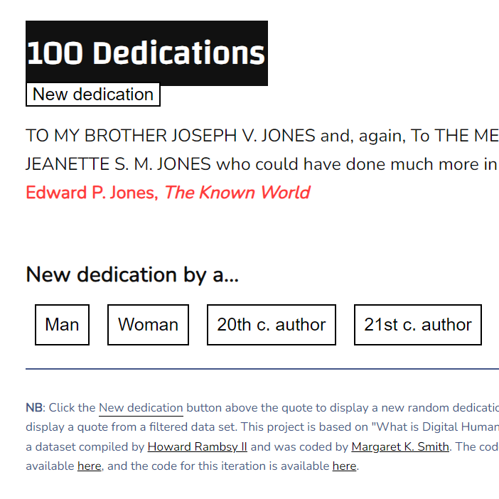 Black Novel Dedications 